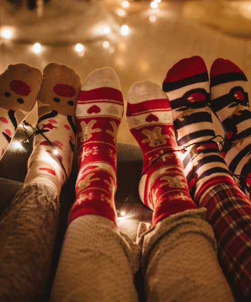 Pyjamas and Cosy Socks